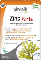 Physalis Supplementen Zink Forte Tabletten 30 Tabletten