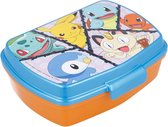 Boîte à lunch Pokémon - 17x13 cm - Sous licence officielle - Boîte à pain - Boîte à lunch