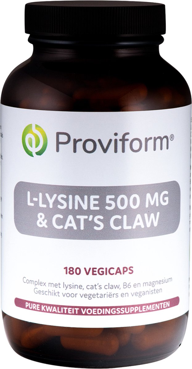 Goedkoopste Proviform L-lysine 500 mg & Cat's Claw Capsules
