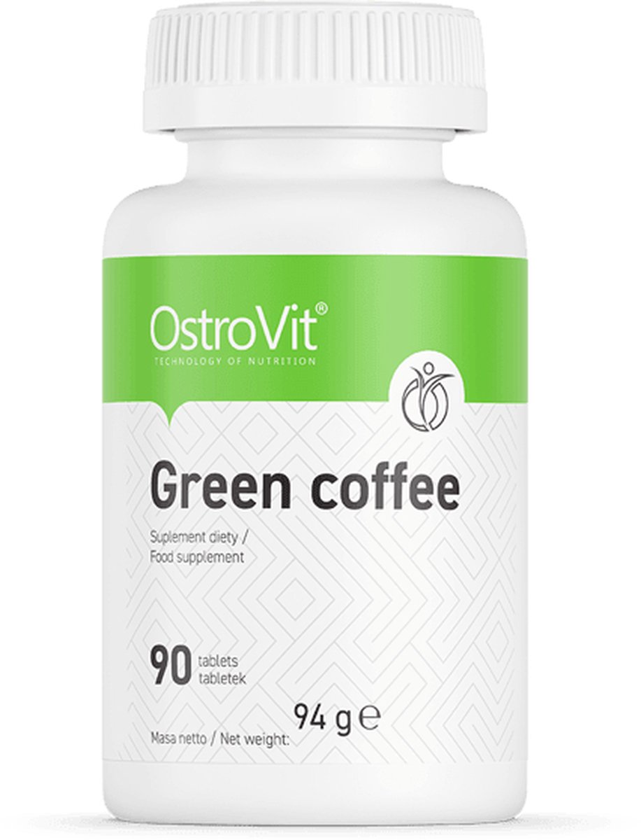 Pre-Workout - Green Coffee 500mg - 90 Tablets - OstroVit - -