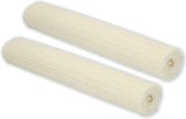 Multifunctionele Non Slip Gripmat – Wit – 30x150cm 2 stuks in de verpakking | Niet Klevende Antislipmat Gaas Patroon voor Bureaus en Keukenlades