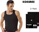Heren onderhemd - Zwart - 2 Pack - Maat XXL