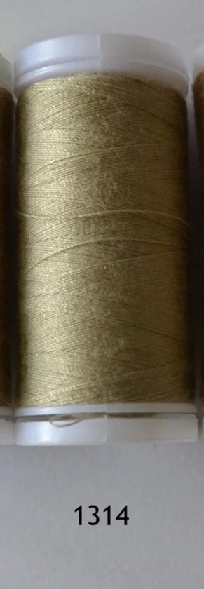 Klosje Artifil naaigaren in naturel beige zand, kleur 1314, 200m polyester.