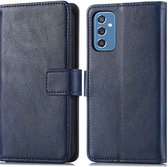iMoshion Hoesje Geschikt voor Samsung Galaxy M52 Hoesje Met Pasjeshouder - iMoshion Luxe Bookcase - Donkerblauw