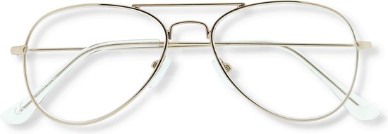 Foto: Noci eyewear scg025 leesbril goldy 1 50 goudkleurige pilotenbril