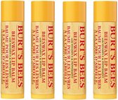 BURT'S BEES - Lip Balm Beeswax - 4 Pak