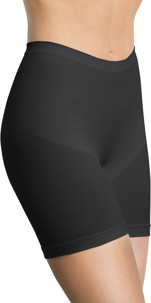 Corrigerende microvezel dames short/boxer - korte pijpen in ZWART kleur, Maat L/XL-44/46