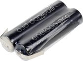 Panasonic eneloop Pro Accupack Aantal cellen: 2 Batterijgrootte: AAA (potlood) Z-soldeerlip NiMH 2.4 V 900 mAh