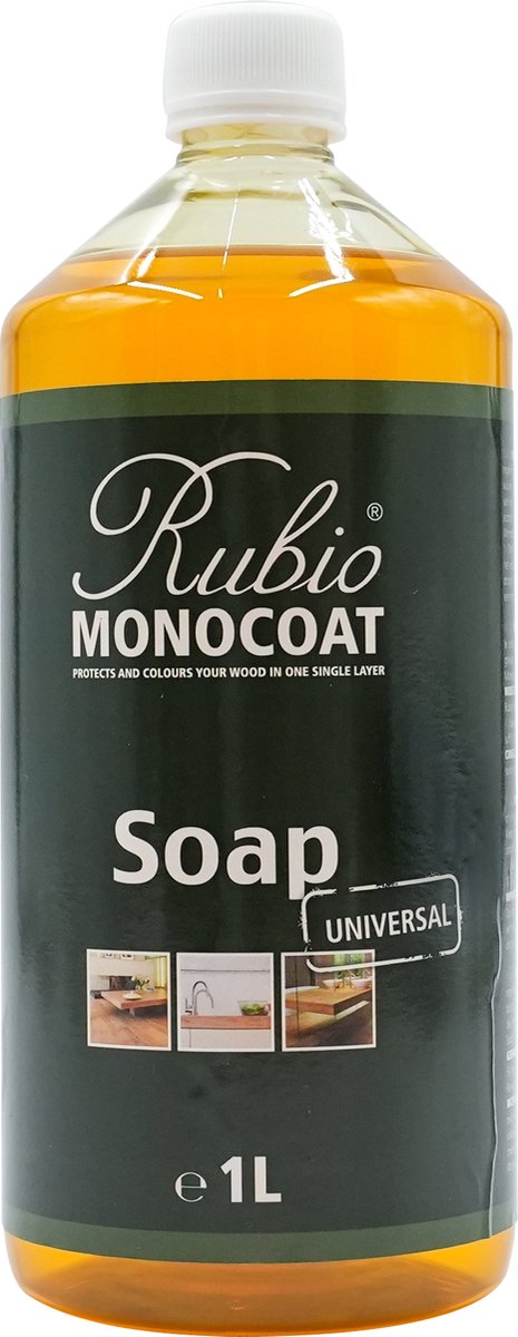 Rubio Monocoat Universal Soap - Onderhoudszeep voor Geoliede Houtoppervlakken Binnenshuis - 1 l - Rubio Monocoat