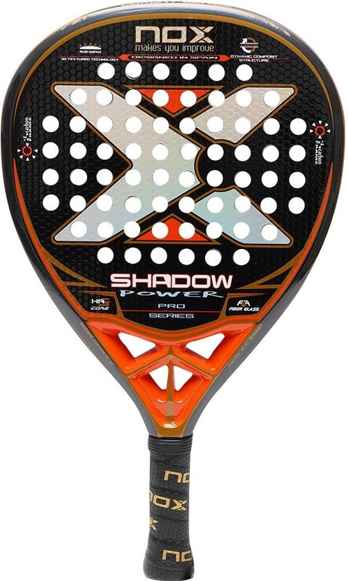 Nox Shadow Power 3D Padel Racket | bol.com