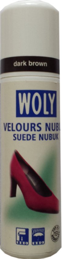 Woly Suede Velours Nubuck Renovator Donker Bruin (Schoenonderhoud - Kleurhersteller)