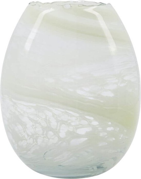House Doctor - Vase Jupiter vert clair 25cm
