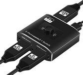DrPhone HS5 HDMI Switch - 2 IN 1 UIT - HDMI Schakelaar - 8K@60Hz 4K@120Hz -48Gbps - Geschikt voor PS5/PS4 Projectoren Monitor Blu-Ray Speler Xbox etc