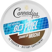 Cannadips CBG pouches Go Fuel Mokka 10 mg 15 stuks