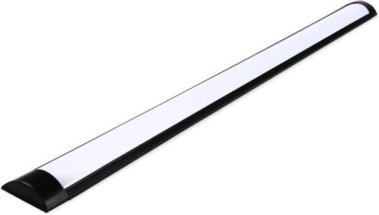 LED Batten armatuur 120cm 36W | Compleet | Zwart - 4000K - Naturel wit (840)