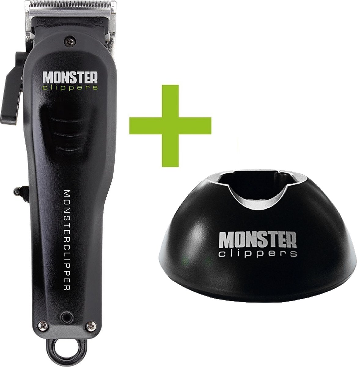 Monster Clippers Monsterclipper Fade Blade + Laadstandaard - Professionele Tondeuse - Draadloos - 6.500RPM