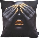 Sierkussen Gold Woman | 45 x 45 cm | Katoen/Polyester