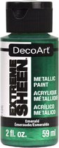 Acrylverf - Emerald - Metallic - Extreme Sheen - DecoArt - 59ml