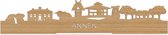 Standing Skyline Annen Bamboe hout - 40 cm - Woon decoratie om neer te zetten en om op te hangen - Meer steden beschikbaar - Cadeau voor hem - Cadeau voor haar - Jubileum - Verjaardag - Housewarming - Aandenken aan stad - WoodWideCities