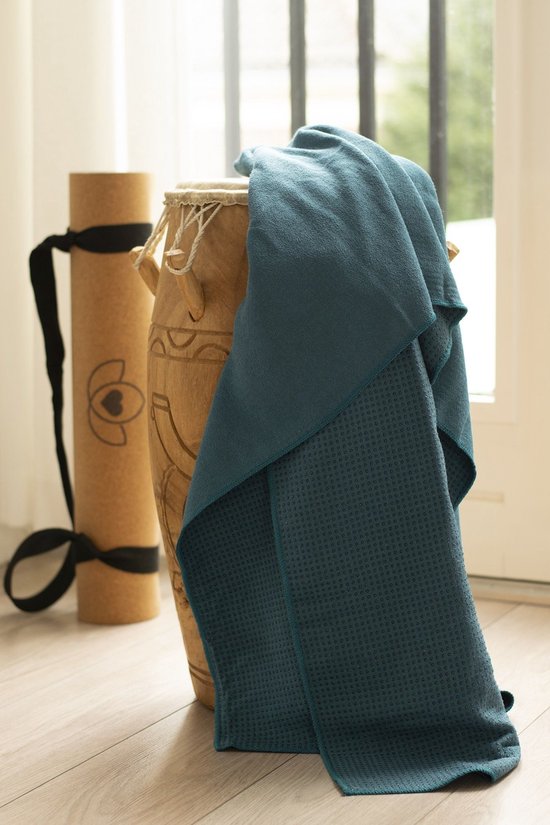 Yoga handdoek antislip harbour - Lotus van Merkloos — afbeelding 2