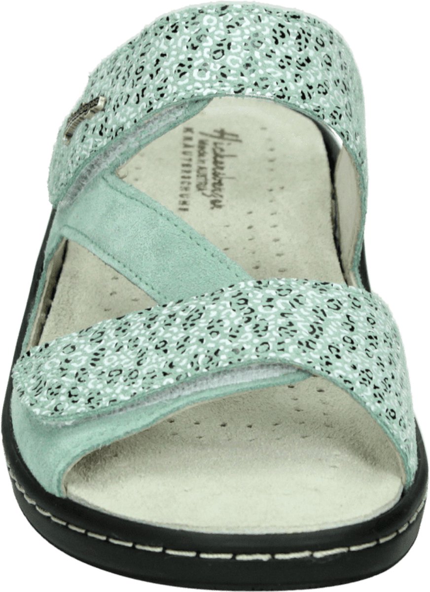 Hickersberger 2846 - Volwassenen Dames slippers - Kleur: Groen - Maat: 38 |  bol