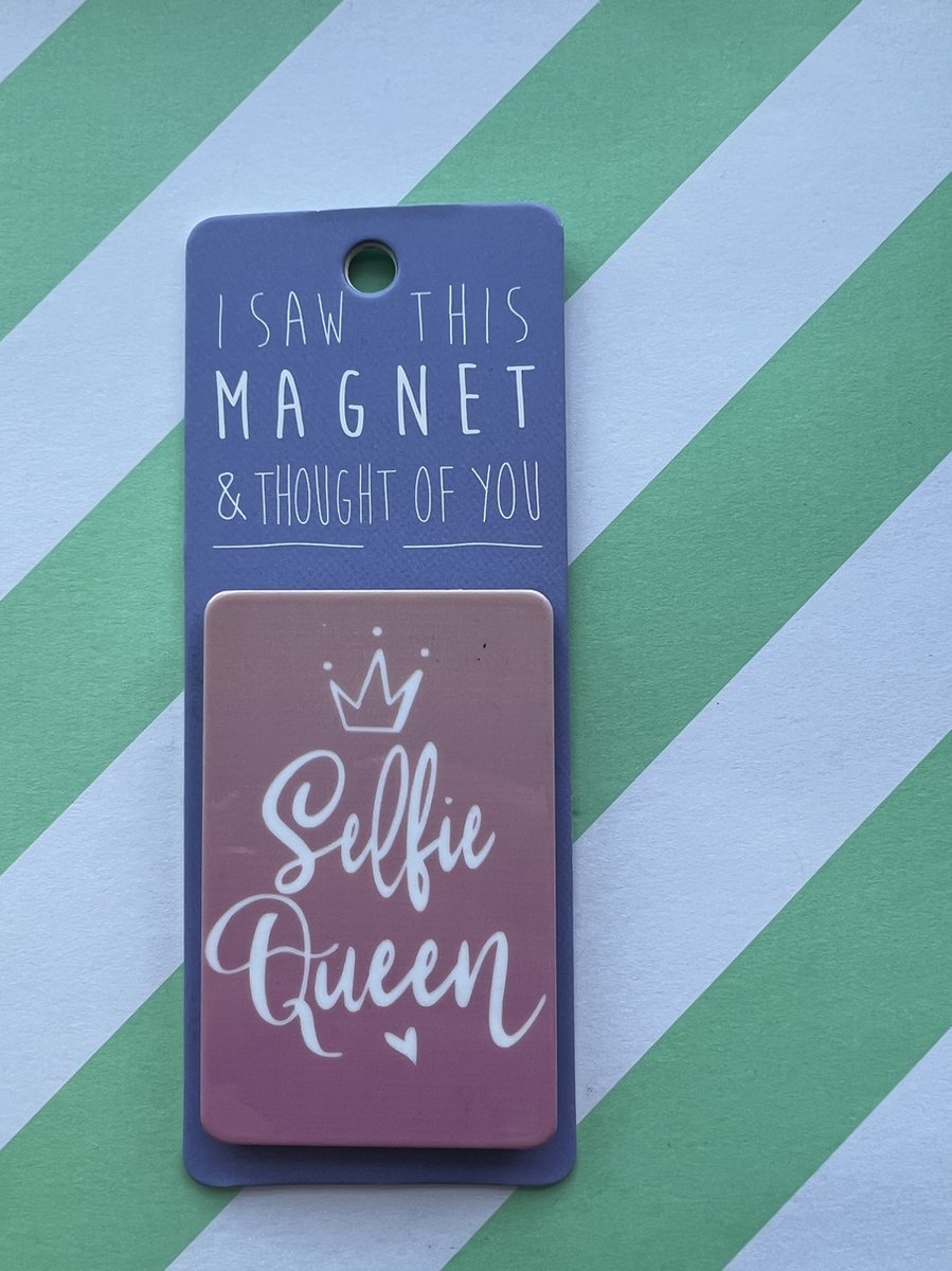 Koelkast magneet - Magnet - Selfie Queen - MA106