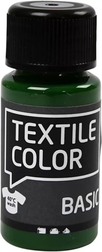 Colorant Textile Basic Vert 50ml
