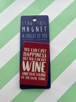 Koelkast magneet - Magnet - Happiness Wine - MA46