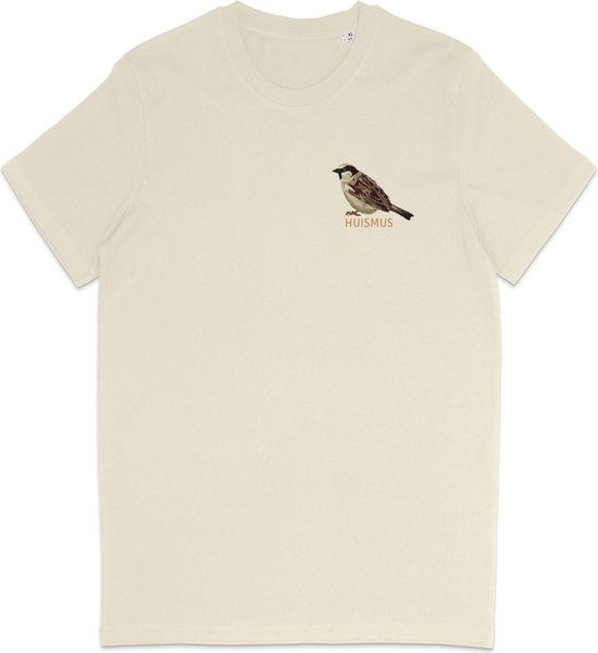 T Shirt Huismus - Vogelaar - Beige - XL