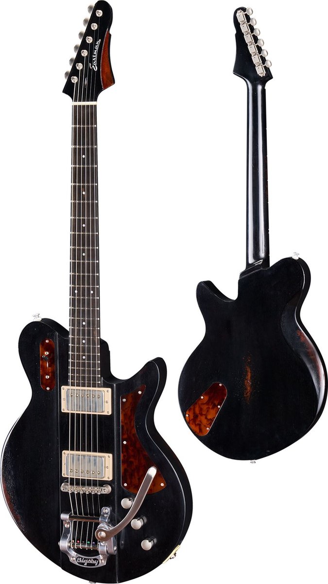 Eastman Juliet Antique Black Varnish - Elektrische gitaar - zwart
