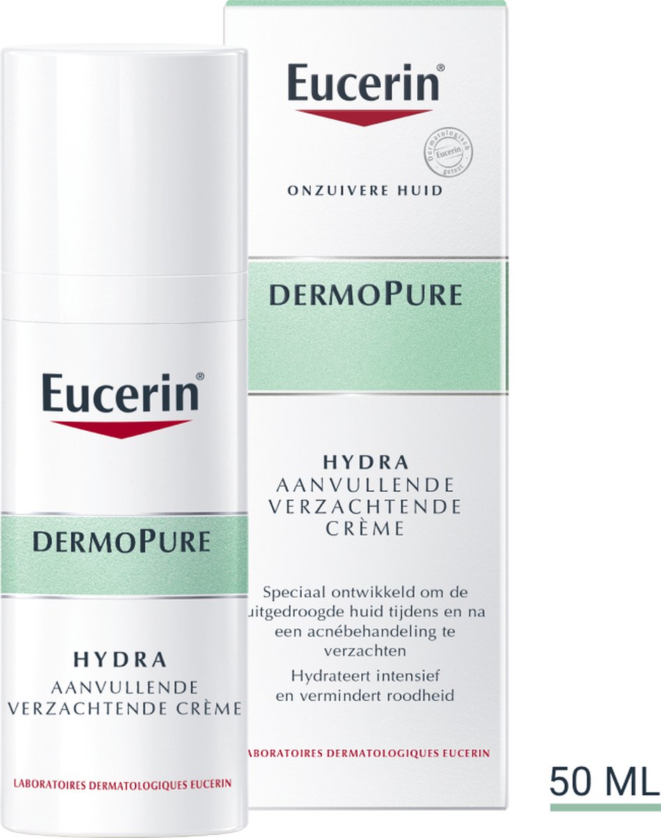 Eucerin DermoPure Hydra aanvullende Crème - 50 ml - Dagcrème | bol.com