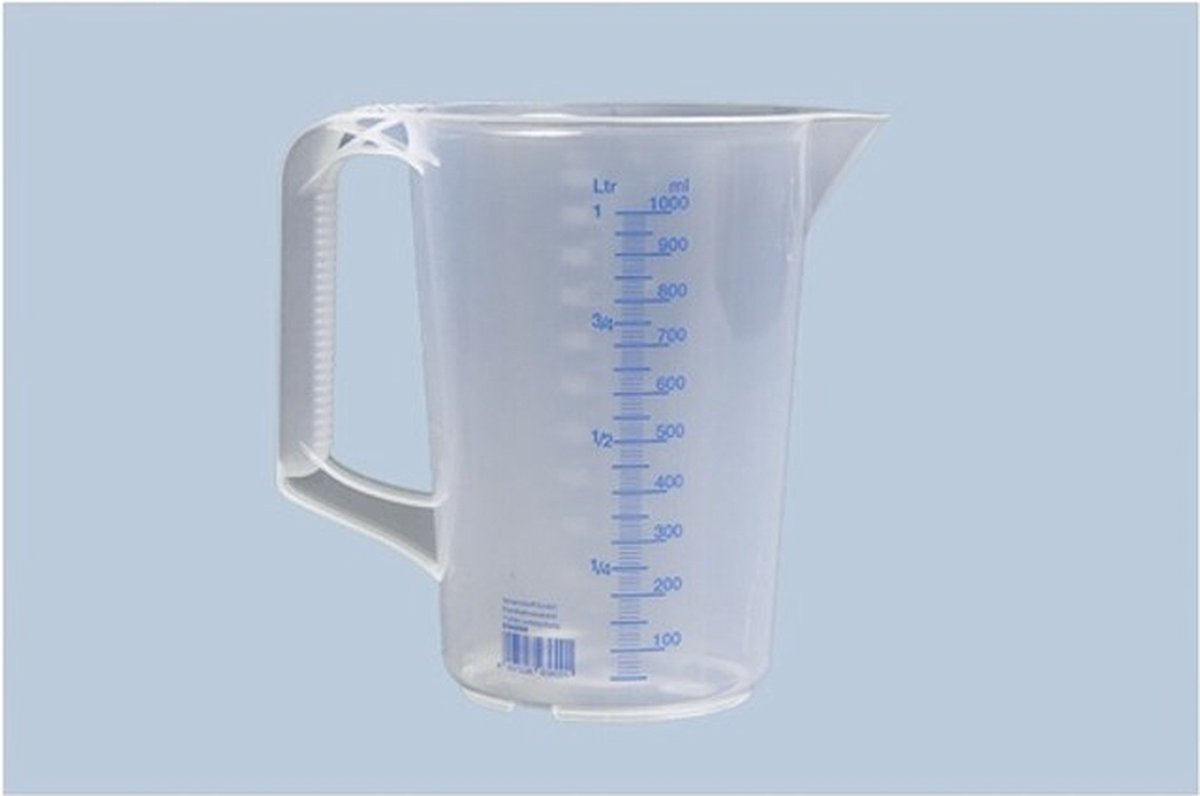 Maatbeker 1000 Ml Kunststof