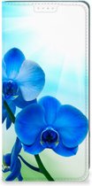 Stand Case met foto Xiaomi 12T | 12T Pro Telefoonhoesje Orchidee Blauw