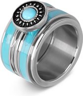 iXXXi invulring Vintage R06000 Turquoise, White of Black (2MM)