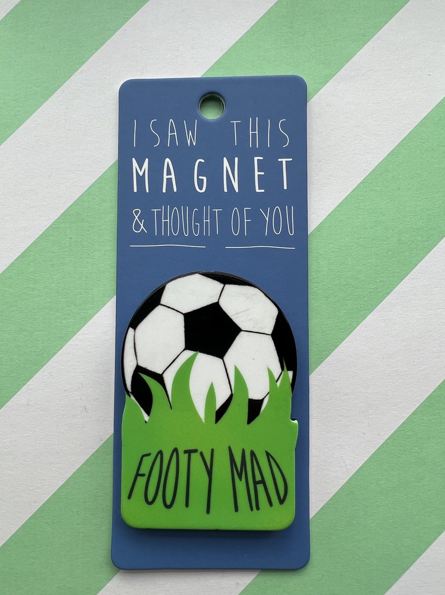 Koelkast magneet - Magnet - Footy Mad - MA77