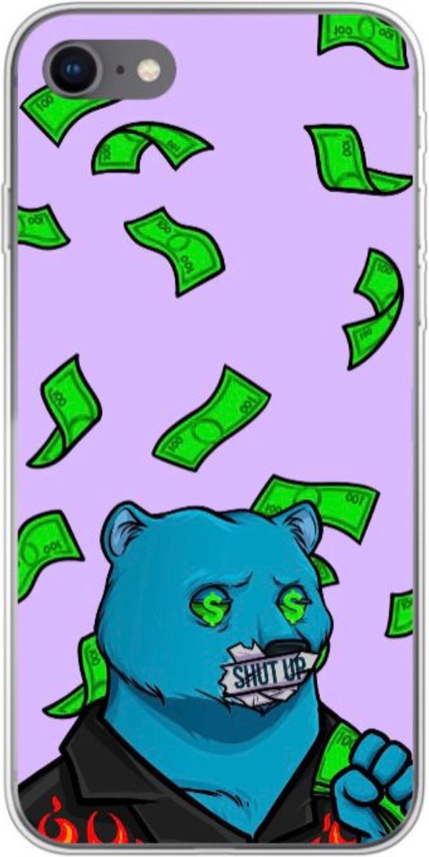 Phonegoat NFT Art iPhone SE 2022 Case Bear x Dollar
