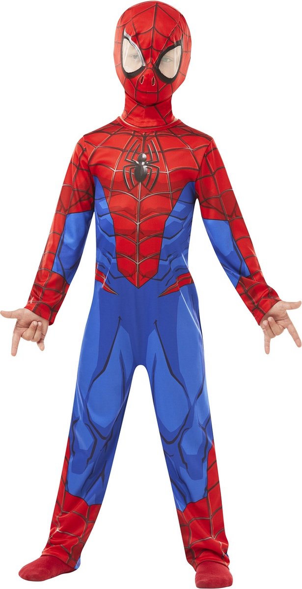 Ruwe olie Emigreren Dader Spiderman Pak Kind™ - maat L (122-128) | bol.com