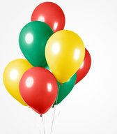 Carnavalsballonnen helium 100 stuks