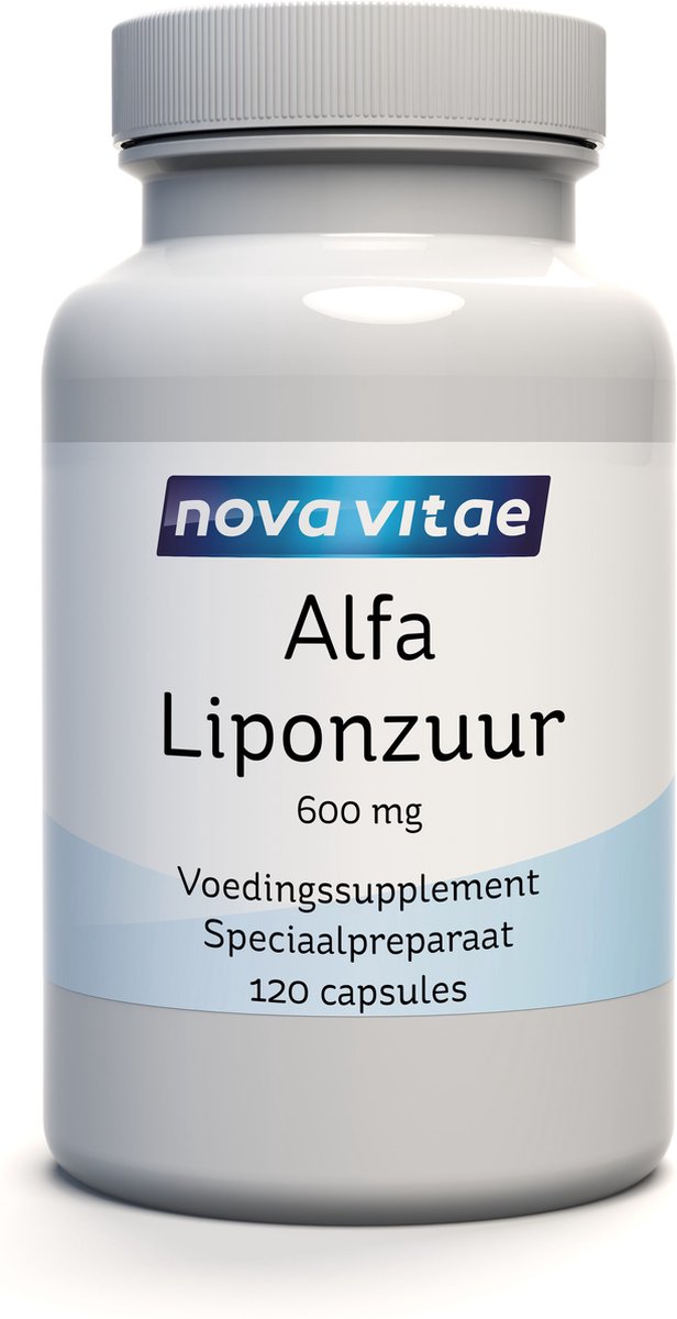 Goedkoopste Nova Vitae - Alfa Liponzuur - 600 mg - 120 capsules