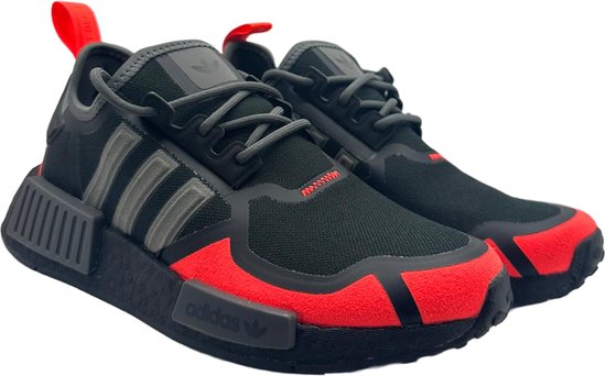 Adidas NMD_R1 - Zwart/Rood - Sneakers - Maat 36