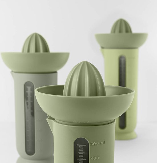 Citruspers Ufo - Handmatig - Kunststof - Donker eucalyptus groen - Ø 15 x 15 x 23 cm van Merkloos — afbeelding 5