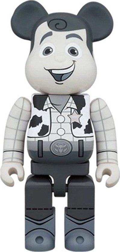 1000% Bearbrick - Woody - Édition Mono (Toy Story)