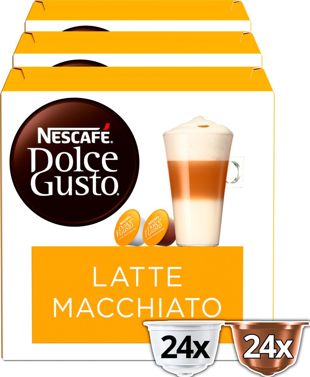 NESCAFÉ Dolce Gusto Latte Macchiato capsules - 48 koffiecups voor 24 koppen koffie - NESCAFÉ Dolce Gusto
