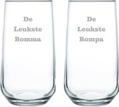Drinkglas gegraveerd - 47cl - De Leukste Bomma-De Leukste Bompa