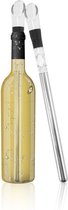 Staza - Wijnkoeler Stick - Cadeauverpakking - Wijn Koeler Staaf - Wijn Fles Koeler - Wijnschenker - Schenktuit - RVS - Geschikt voor elke wijnfles