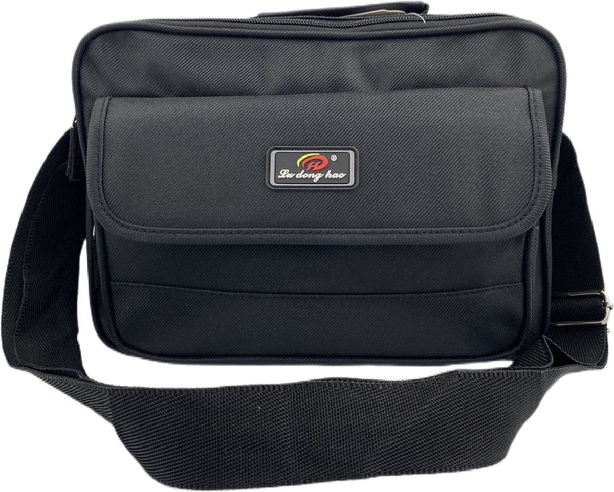 Massi Miliano Schoudertas/Reistas Heren Polyester Zwart - (LD-6608-6) -