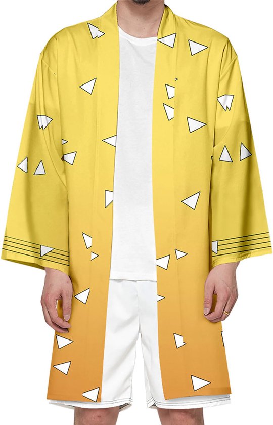 Formemory Zenitsu Cosplay Kostüm Set Anzug Herren Zenitsu Cosplay Kimono Outfit No Yaiba Anime Formemory Zenitsu Cosplay Kostüm Set Anzug Herren Zenitsu Cosplay Kimono Outfit No Yaiba Anime
