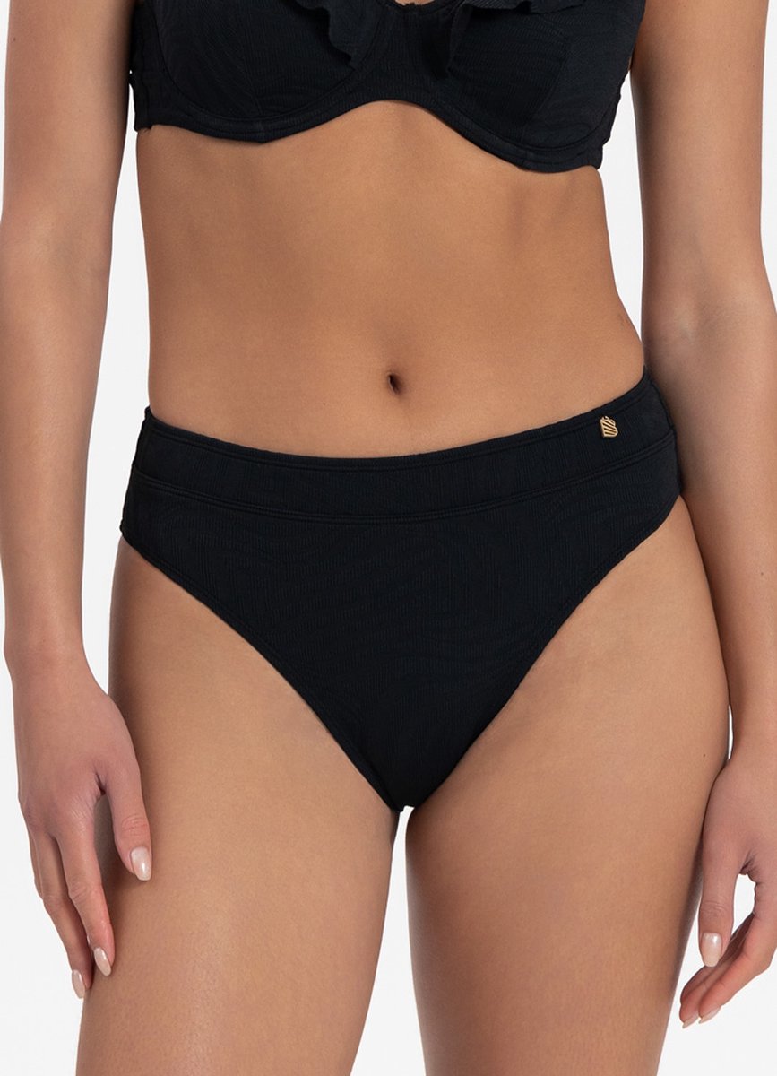 Beachlife Black Swirl Dames Bikinibroekje - Maat 38 (M)