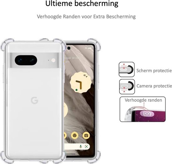 Coque Google Pixel 7 - Coque Antichoc - Couverture Transparente