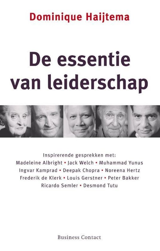 Cover van het boek 'De essentie van leiderschap' van D. Haijtema